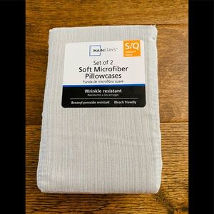 Mainstays Microfiber Pillowcases Standard Queen
